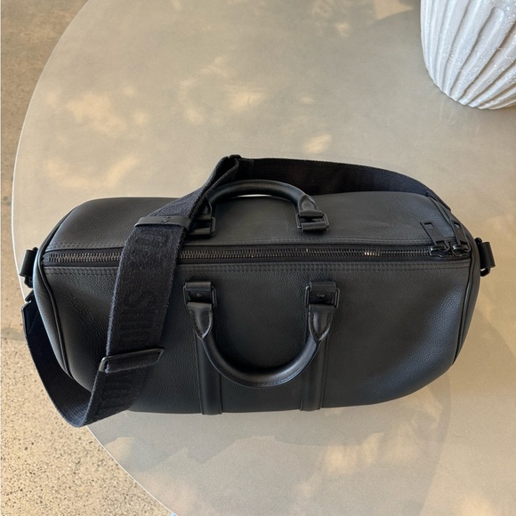 Louis Vuitton Aerogram Keepall Bandouliere Bag Leather 40 - Picture 2 of 13